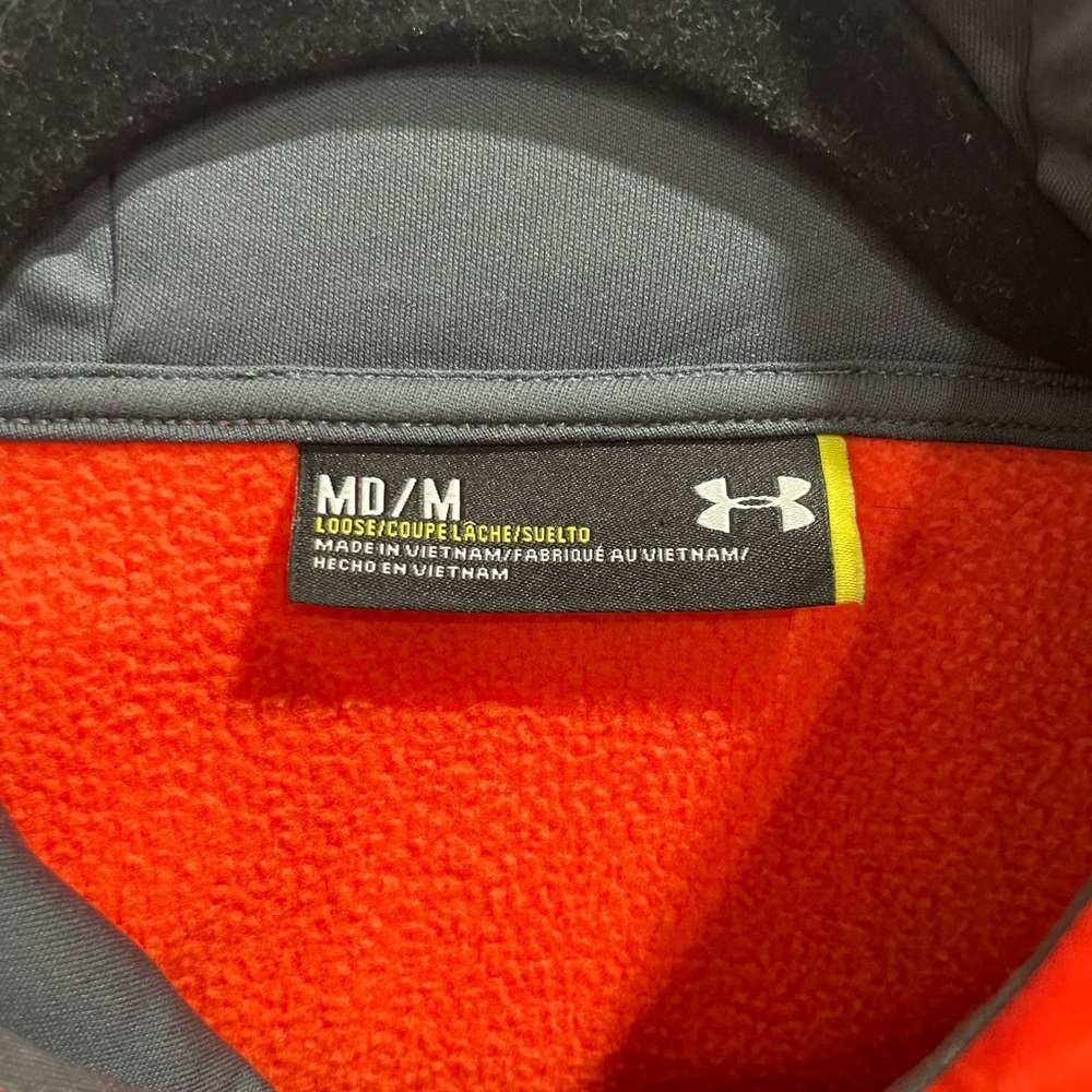 Under Armour Kids Bright Red Puffer Jacket - Picture 7 of 10